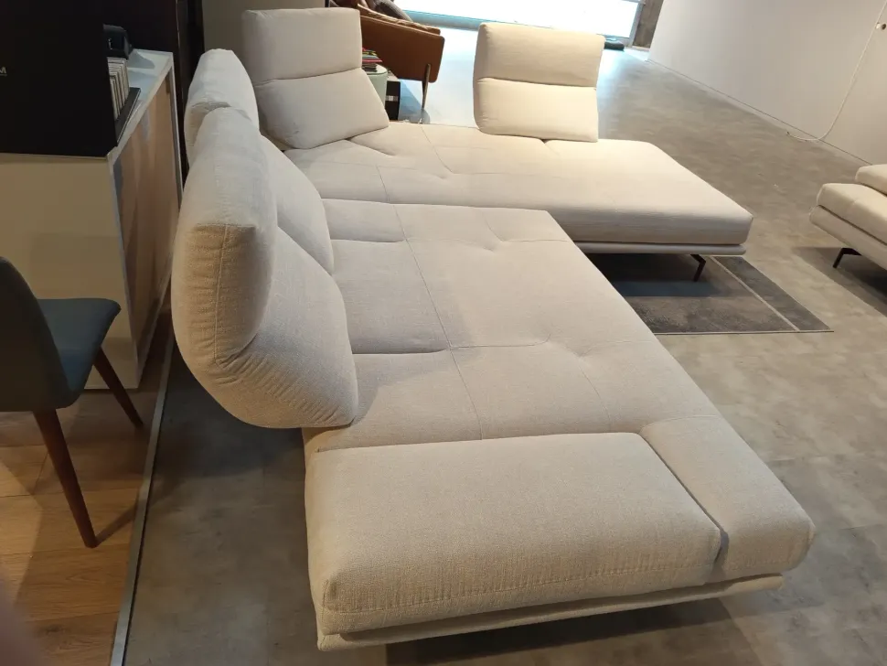 Divano Divano calia italia boero in Tessuto sfoderabile di Calia scontato 58%