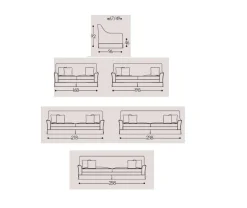 Divano Divano capri cotnone Md work a PREZZO OUTLET scontato del 50%