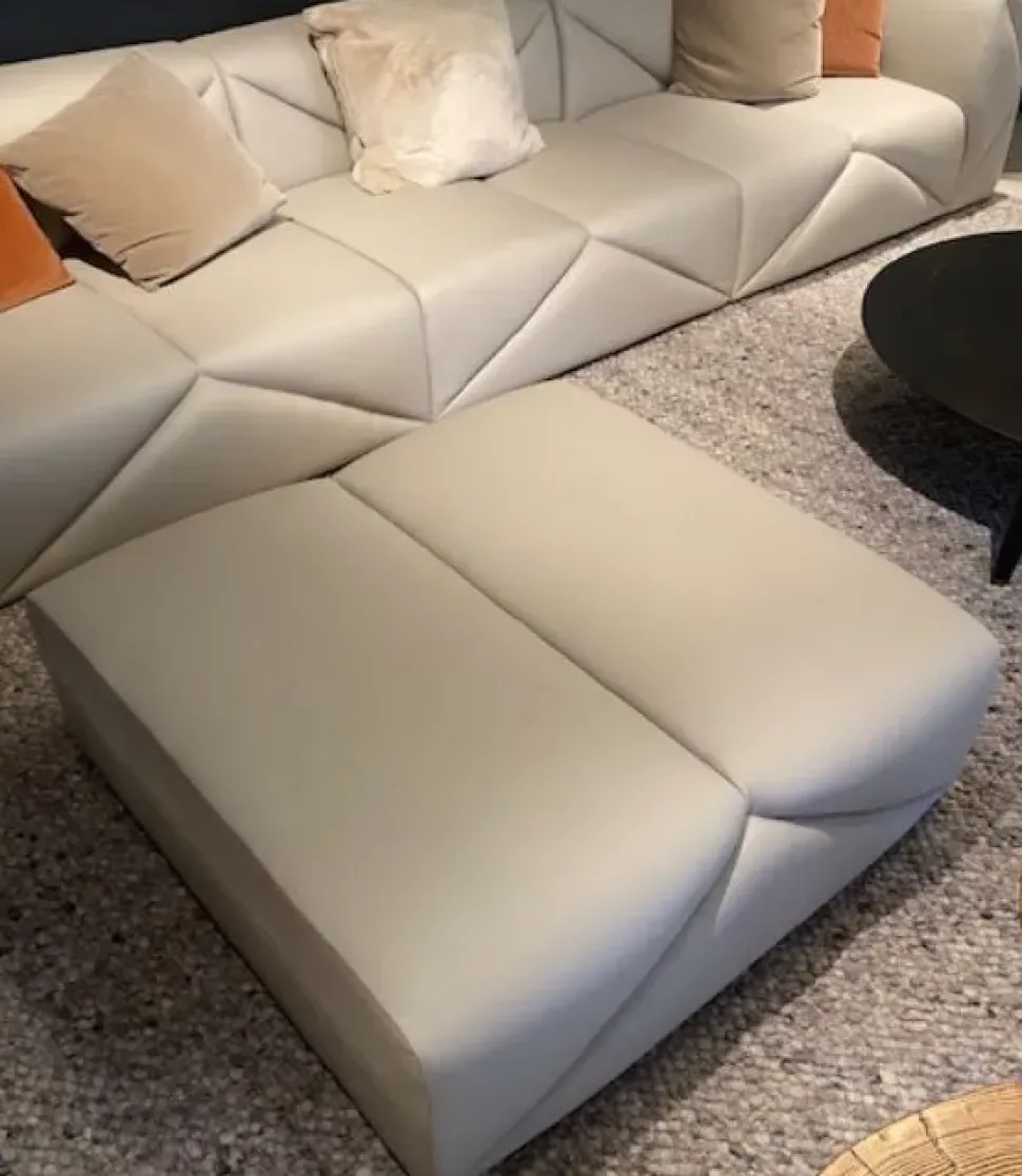 Divano Divano completo luxury italian pelle di Md work in stile design in Offerta Outlet