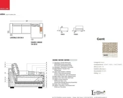 Divano Divano con penisola holden Verzelloni: con uno SCONTO ESCLUSIVO del 29%
