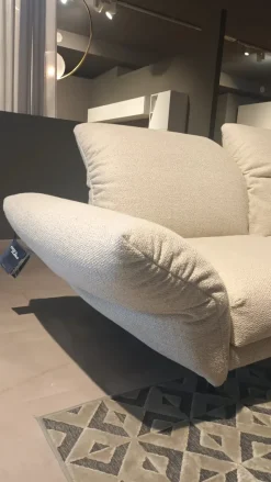 Divano Divano con penisola online ditreitalia tessuto in piuma  Ditre italia a prezzo scontato