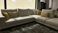 Divano Divano in tessuto italiano monder in Tessuto sfoderabile  di Artigianale scontato 44%