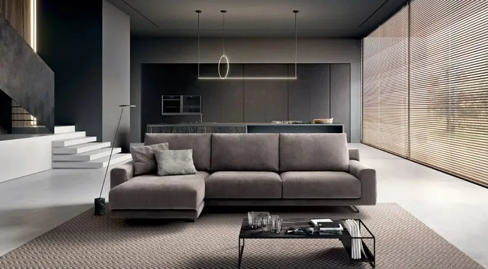 Divano Divano james in Tessuto sfoderabile di Doimo salotti scontato 30%