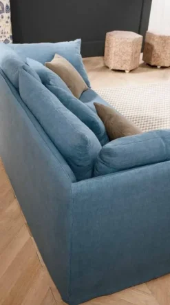 Divano Divano letto completo di materassi in Tessuto sfoderabile  di Md work scontato 50%