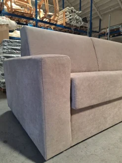 Divano Divano letto con materasso in memory pronta consegna tessuto in poliuretano  Md work in Offerta Outlet