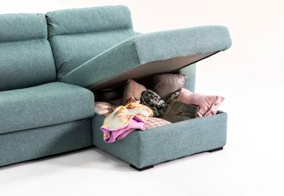 Divano Divano letto con penisola ren Md work in OFFERTA - 45%