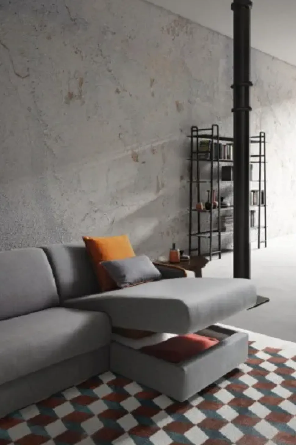 Divano Divano letto modello madeira in Tessuto Le comfort a prezzo scontato