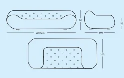 Divano Divano luxury italia vari colori  Md work OFFERTA OUTLET