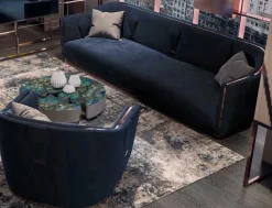 Divano Divano luxury velluto acciaio Md work a prezzi outlet