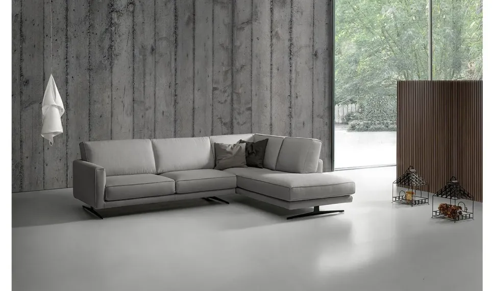 Divano Divano mod-gass rivestito in tessuto di exco' in promo-sconto del 50% Excò in OFFERTA - 50%