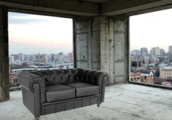 Divano Divano myhome ecopelle chester A&c a PREZZO OUTLET scontato del 30%