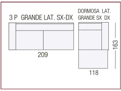 Divano Egoitaliano Gloria PREZZI OUTLET sconto 55%