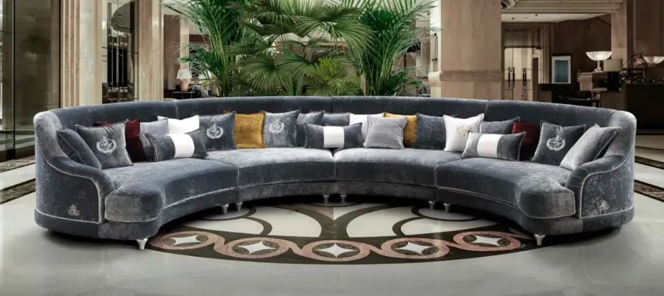 Divano elisir tessuto in misto piuma Md work in Offerta Outlet