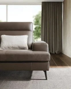 Divano Emmet pelle in poliuretano  Le comfort a prezzo Outlet