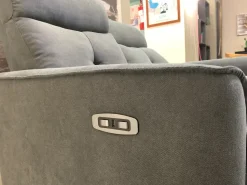 Divano Enea tessuto in poliuretano  Relaxia in Offerta Outlet