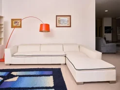 Divano Enrico coveri pelle in misto piuma  Epoque in Offerta Outlet