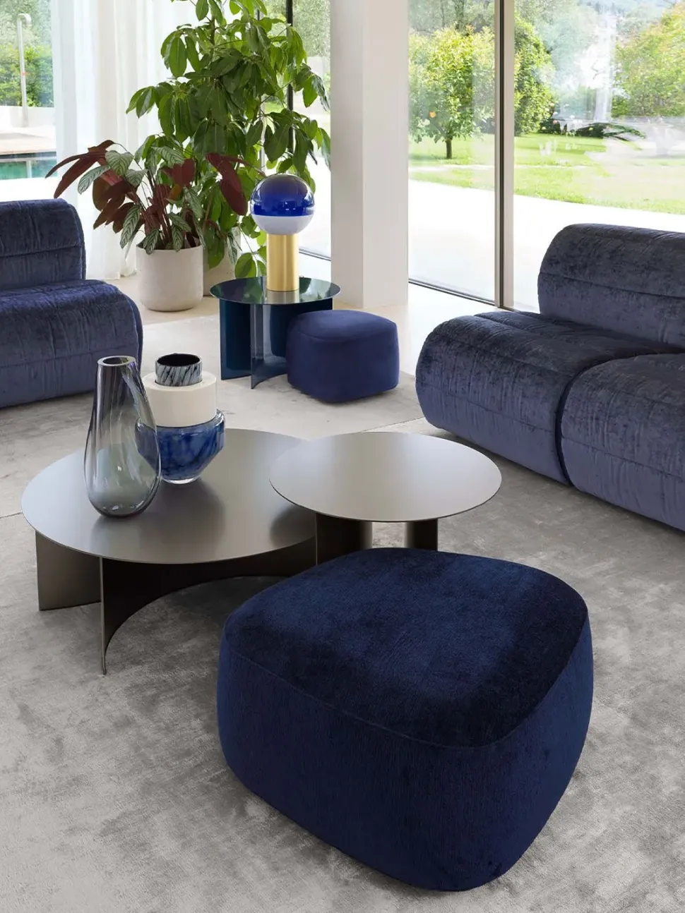 Divano Flora in Tessuto Flou a prezzo scontato