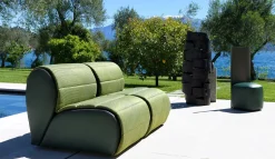 Divano Flora in Tessuto Flou a prezzo scontato