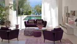 Divano Gaudì in stile Design Con schienale a prezzi outlet