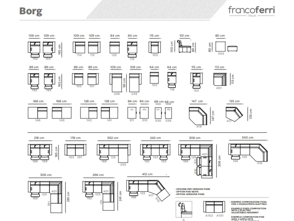 Divano in Microfibra Franco ferri a prezzo scontato