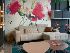 Divano in Microfibra stile design modello Tiffany scontato - 32%