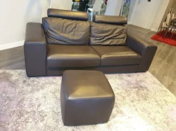 Divano in Pelle Manhattan Alberta salotti