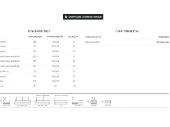Divano in Pelle stile design modello Movie scontato - 31%