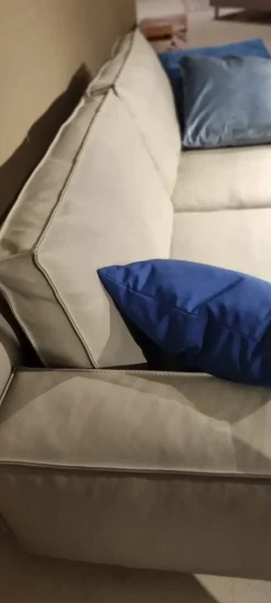 Divano in Pelle stile moderno modello Lungarno scontato - 31%