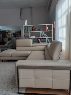 Divano in Pelle stile moderno modello Cubic scontato - 53%