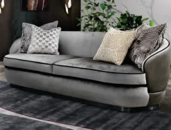 Divano in Tessuto Divano velluto e acciaio  Md work