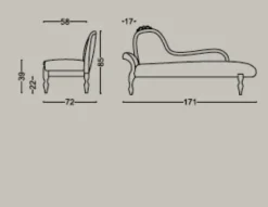 Divano in Tessuto Md work a prezzo ribassato