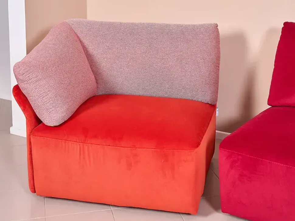 Divano in Tessuto stile design modello Ibis_2 art. 1156_2 scontato - 60%