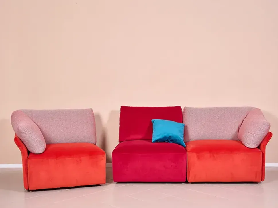 Divano in Tessuto stile design modello Ibis_2 art. 1156_2 scontato - 60%