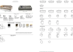 Divano in Tessuto stile design modello Oxford scontato - 30%