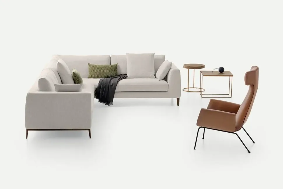 Divano in Tessuto stile design modello Time scontato - 30%