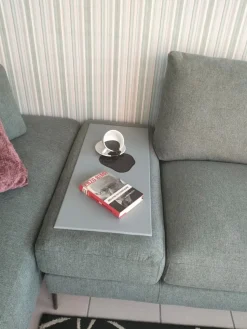 Divano in Tessuto stile design modello Tangram silver scontato - 42%