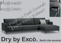 Divano in Tessuto stile moderno modello Dry scontato - 30%