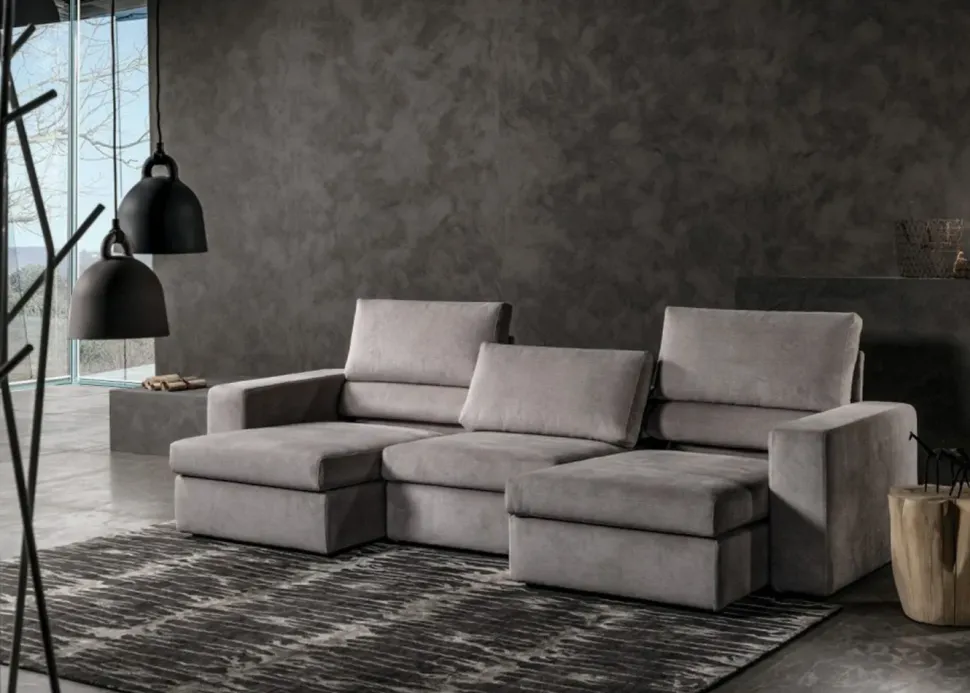 Divano in Tessuto stile moderno modello Korral scontato - 40%