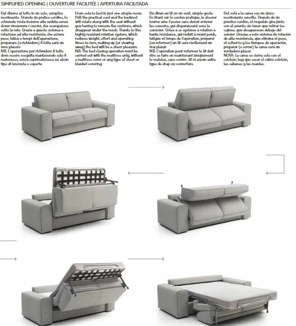 Divano in Tessuto stile moderno modello Truman scontato - 60%