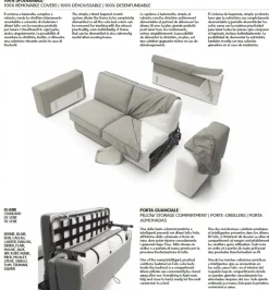 Divano in Tessuto stile moderno modello Truman scontato - 60%