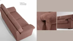 Divano in Tessuto stile moderno modello Olimpus 3 posti scontato - 46%