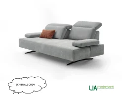 Divano in Tessuto stile moderno modello Asso scontato - 37%