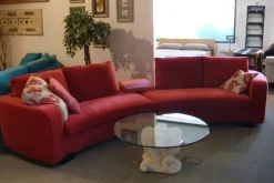 Divano Inventa round Italian style a prezzo ribassato