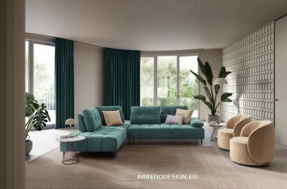 Divano Joplin in Tessuto sfoderabile di Le comfort scontato 35%