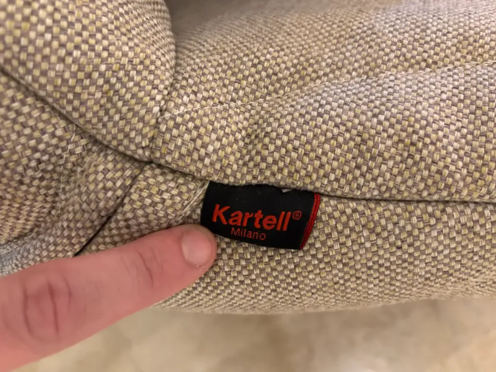 Divano Kartell foliage in Tessuto sfoderabile di Kartell scontato 60%