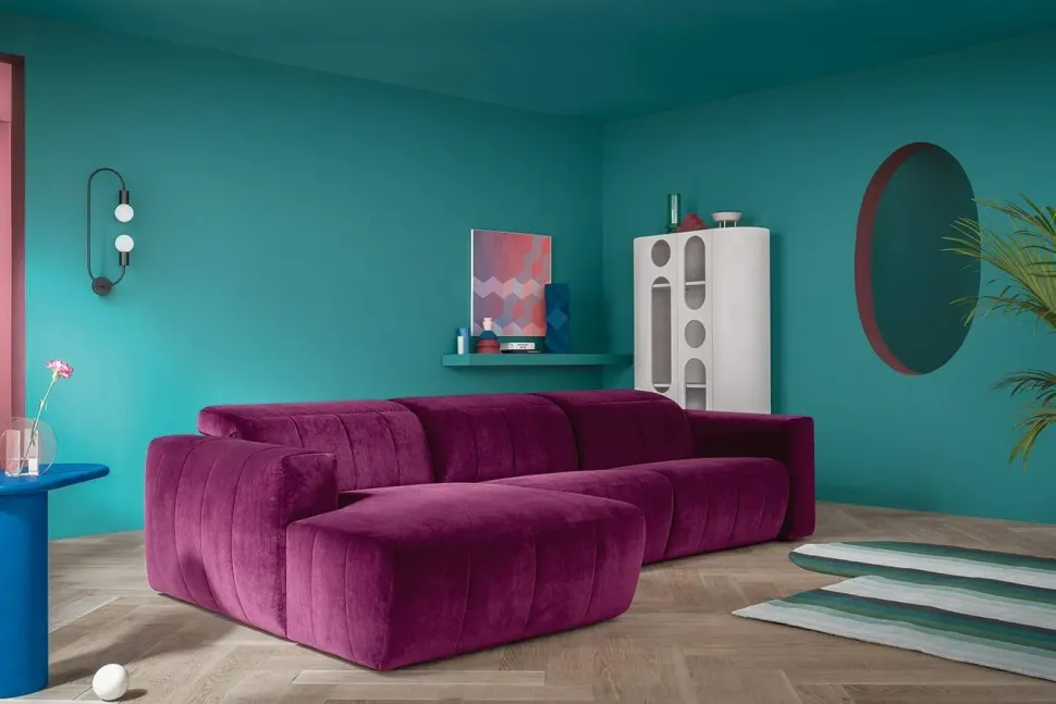 Divano Kesington in Tessuto sfoderabile di Felis scontato 37%