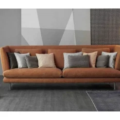 Divano Lars tessuto in poliuretano Bonaldo in Offerta Outlet