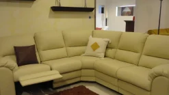 Divano Lecomfort Oscar Divani relax Ecopelle Divano 4 posti