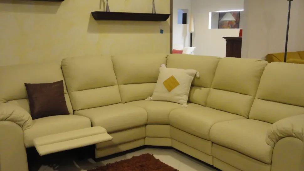 Divano Lecomfort Oscar Divani relax Ecopelle Divano 4 posti