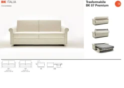 Divano letto Bk 07 Premium Bk Salotti a prezzo scontato!